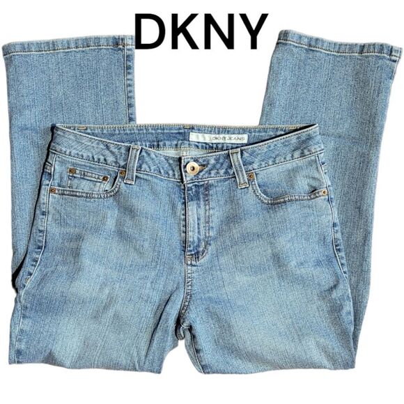 DKNY Jeans Stretchy Straight Fit Size 14 - Picture 3 of 8